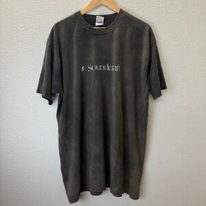 Soundcraft Vintage Gray T Shirt Double Stitch XL Audio Sound Mixing